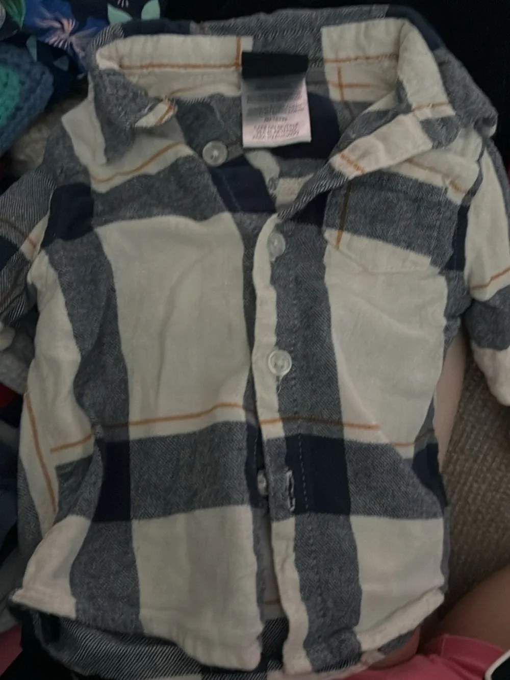 Baby boy bundle — Printed Button-Up with Coordinating Shorts Set, pants, neutral